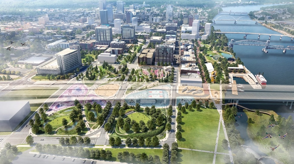 Bezos Earth Fund Announces Major Partnership in 30 Crossing Park in Downtown Little Rock
